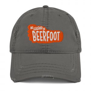 Beerfoot Distressed Dad Hat Full